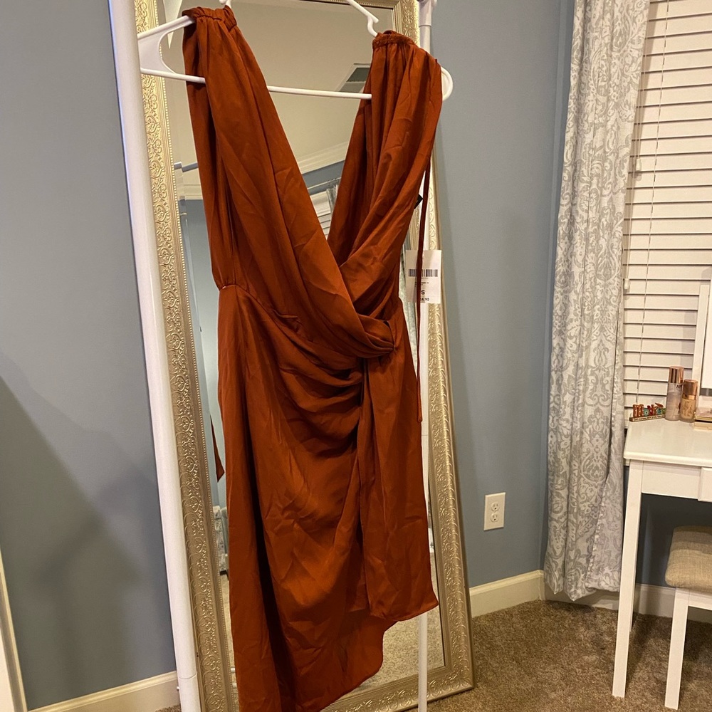 Dark rust dress- forever21
